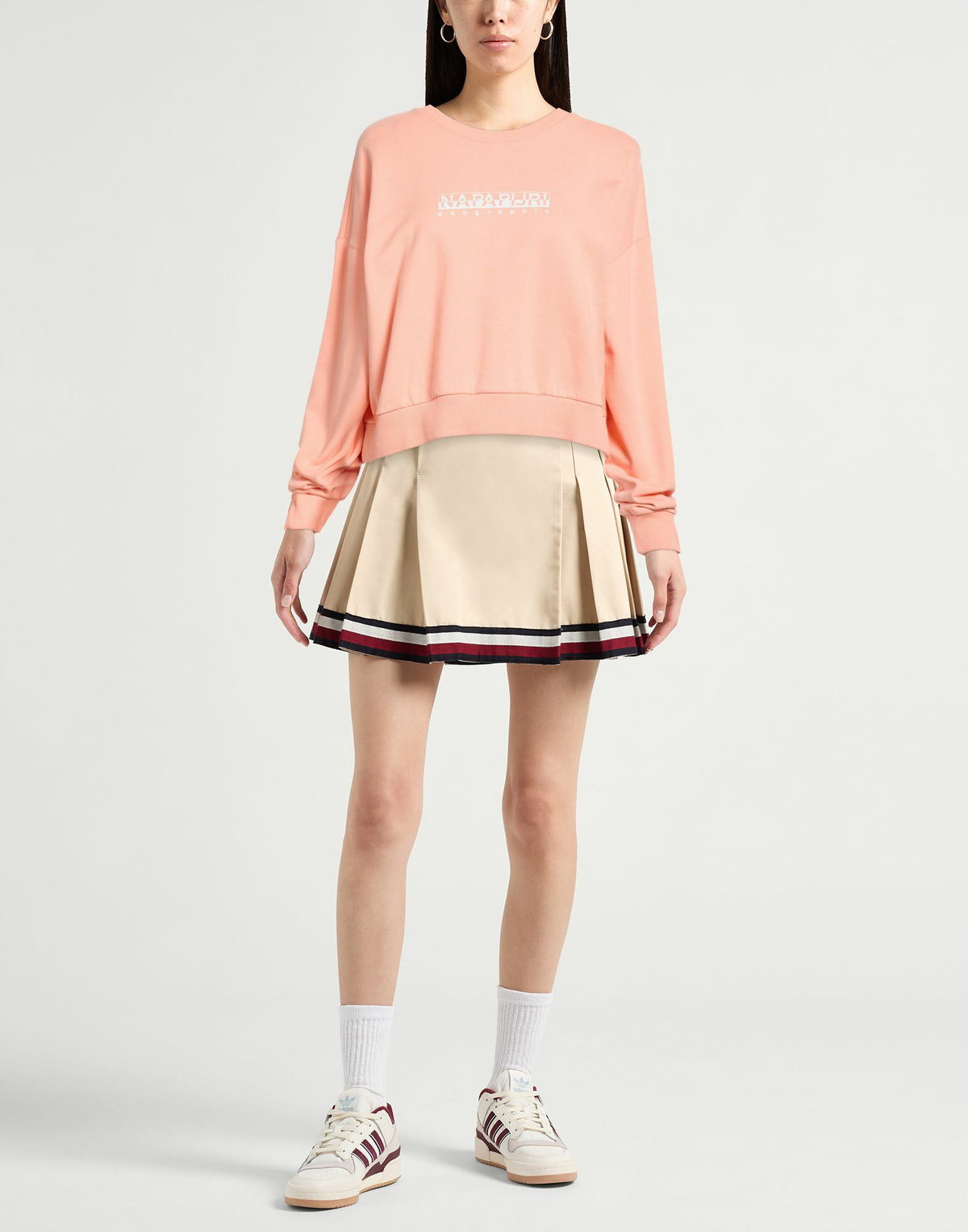 Napapijri Womens Sweatshirt in Salmon pink
