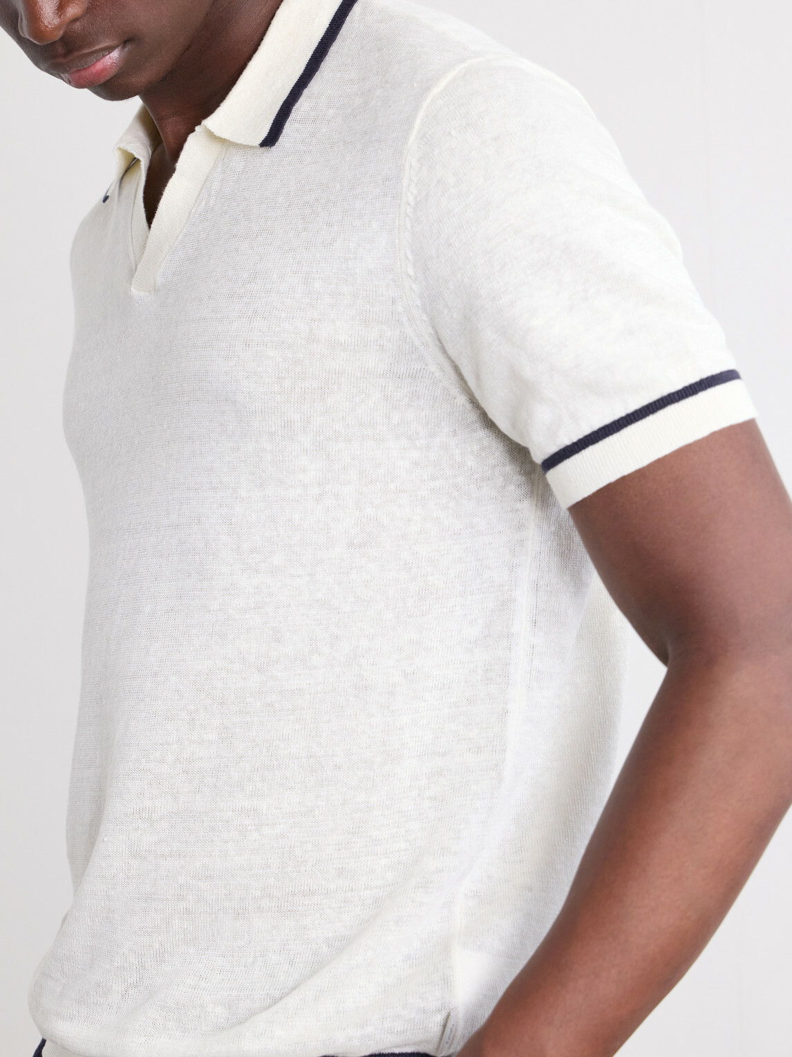 Onia - Linen Polo Shirt - Neutrals