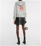 Paco Rabanne - Embroidered cotton jersey hoodie