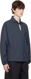 GR10K Navy Jersey Midlayer Polo