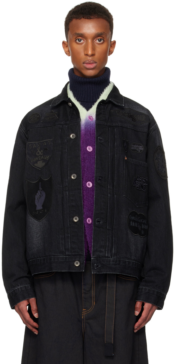 sacai Black Gonz BEYONDEXX Denim Jacket Sacai