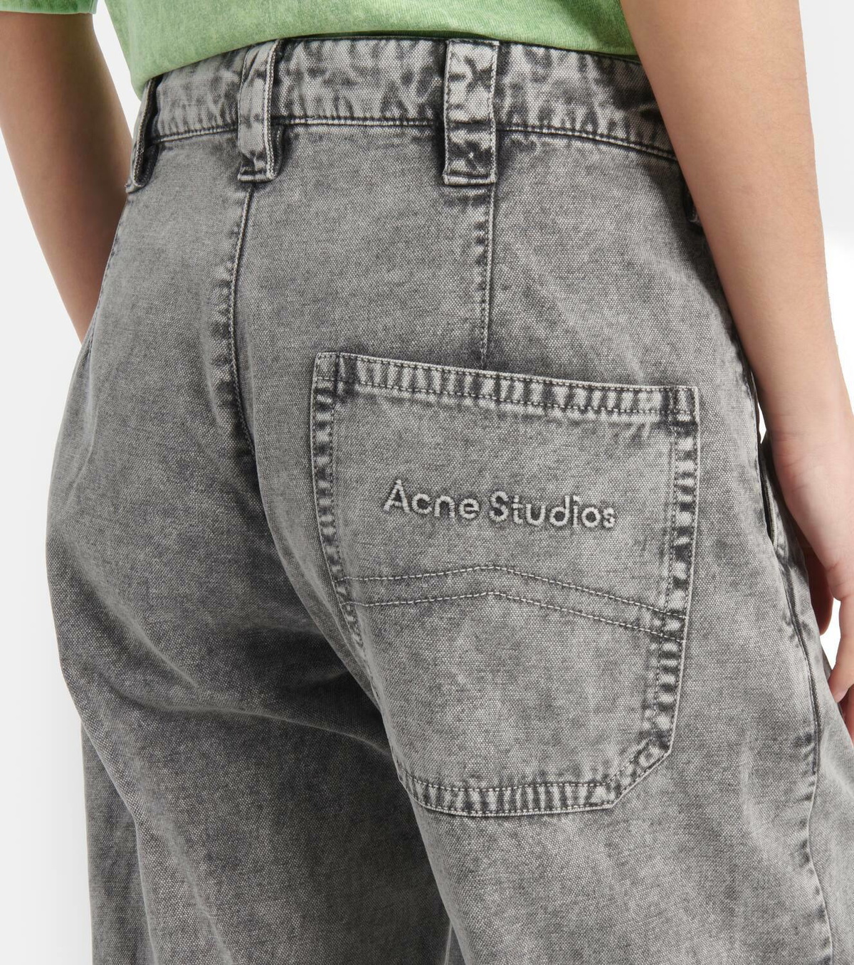 Acne Studios Mid-rise cotton canvas cargo pants