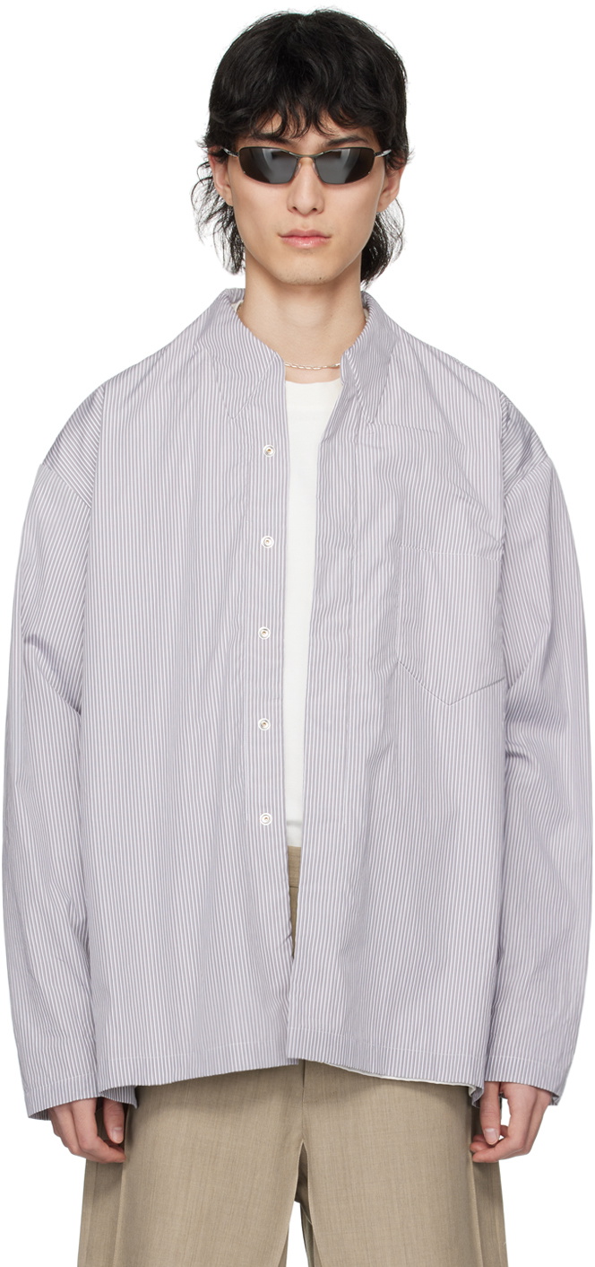 Karmuel Young Gray Molded Shirt
