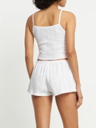COU COU The Picot Pointelle Cotton Shorts