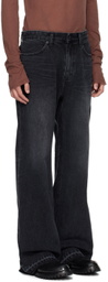 JiyongKim Black Straight Jeans
