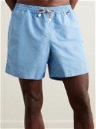 Loro Piana - Bay Straight-Leg Mid-Length Swim Shorts - Blue