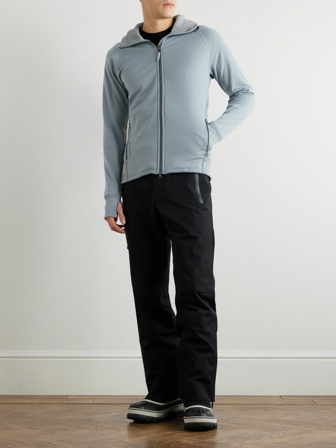 Houdini - Power Houdi Slim-Fit Polartec® Power Stretch® Pro™ Fleece Ski Base Layer - Blue