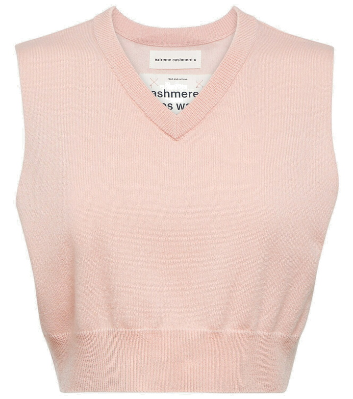 Photo: Extreme Cashmere N°285 Freedom cashmere sweater vest