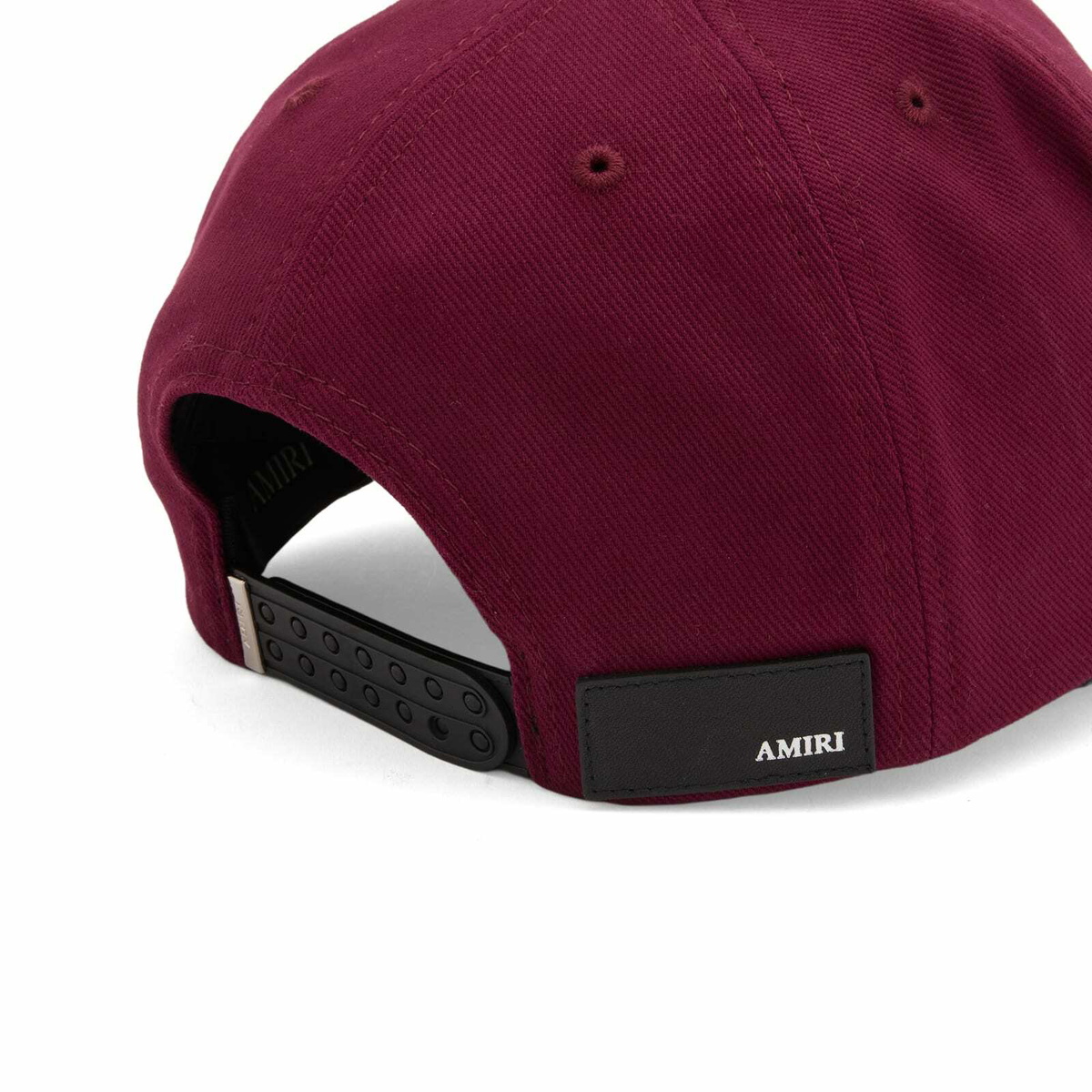 AMIRI Men's Two Tone Canvas Hat in Wine 