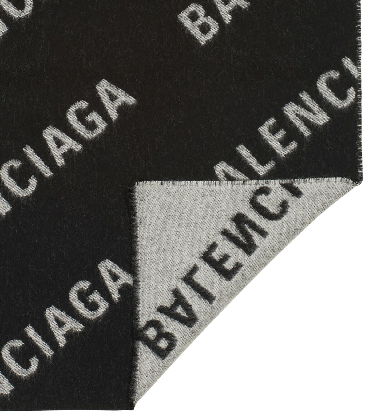 Balenciaga - Logo wool scarf Balenciaga