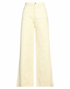 Jucca Womens Jeans Pastel in Yellow