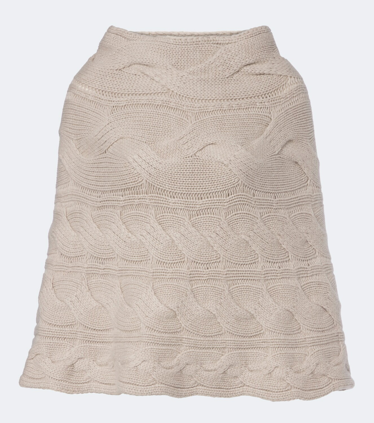 Lisa Yang Cable-knit cashmere poncho