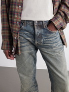 Acne Studios - Washed Whiskered Straight-Leg Jeans - Blue