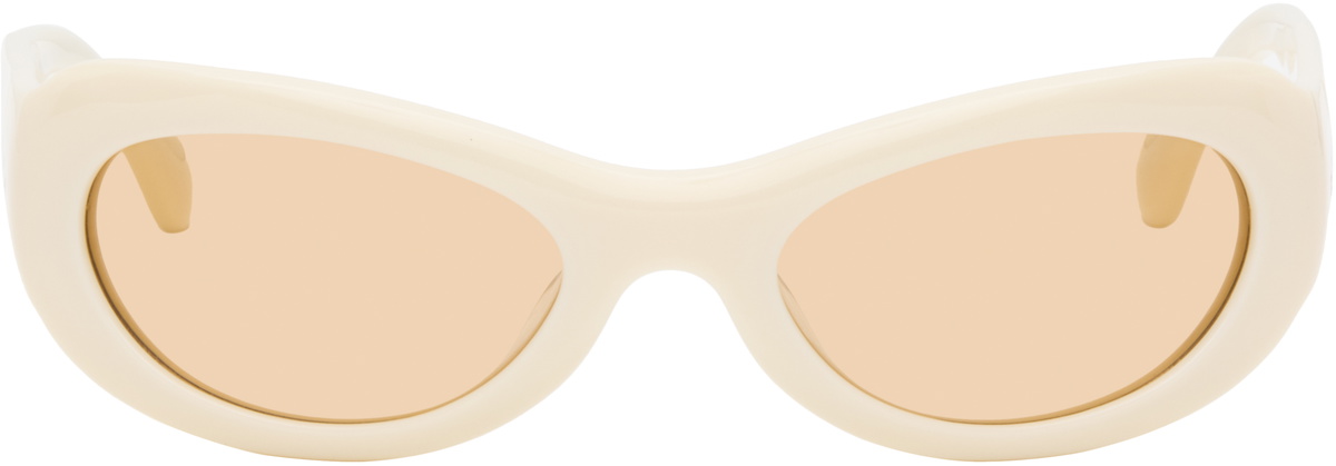 Port Tanger SSENSE Exclusive Beige Khilna Sunglasses