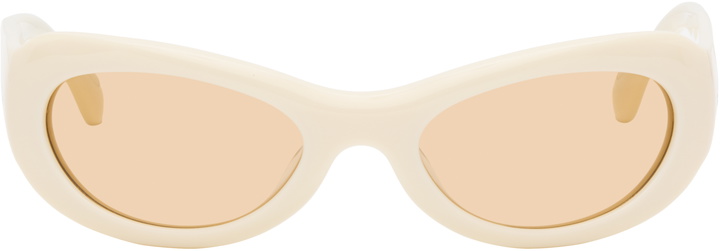 Photo: Port Tanger SSENSE Exclusive Beige Khilna Sunglasses