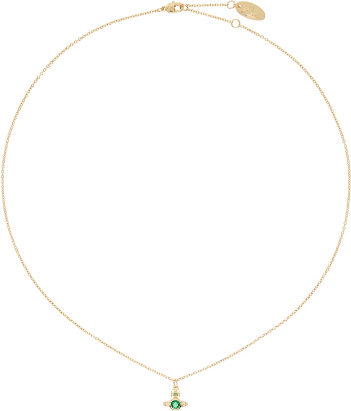 Photo: Vivienne Westwood Gold & Green London Orb Pendant Necklace