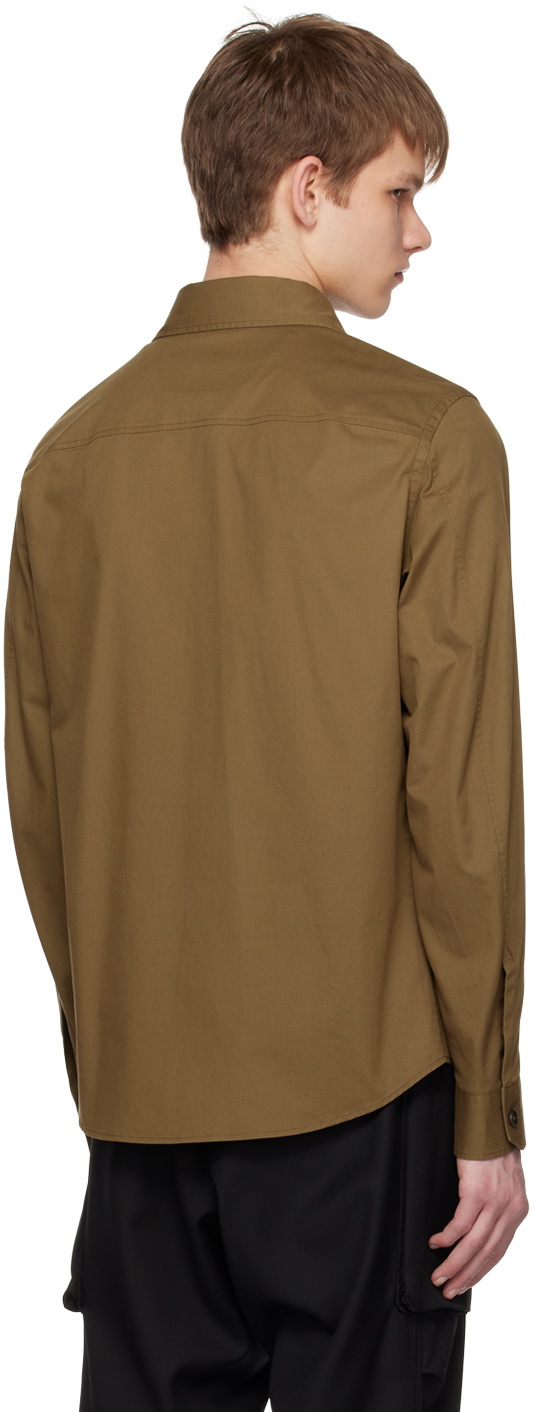 ZEGNA Khaki Button Up Shirt Zegna