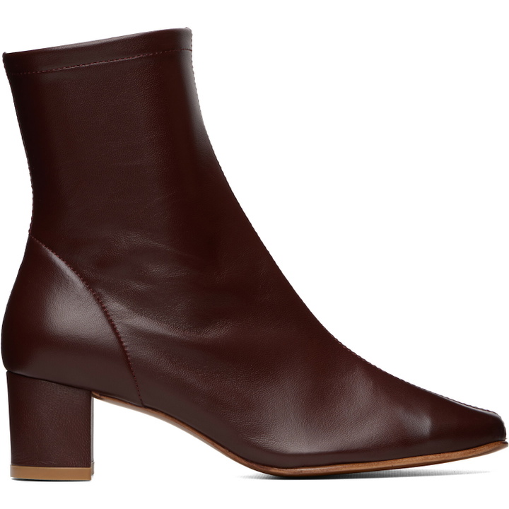Photo: BY FAR Burgundy Sofia Boots