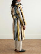 Missoni Home - Curt Striped Cotton-Terry Jacquard Hooded Robe - Multi