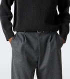 Le Kasha Ribbed-knit cashmere sweater