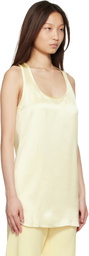 WARDROBE.NYC Yellow Liquid Tank Top
