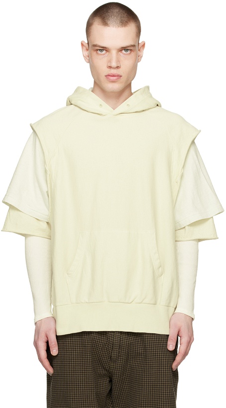 Photo: Undercover Off-White Layered Hoodie