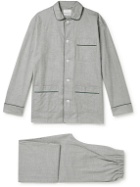Kingsman - Herringbone Cotton Pyjama Set - Gray