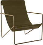 ferm LIVING Khaki Desert Lounge Chair