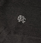 Reigning Champ - Performance Mesh-Panelled Mélange Jersey T-Shirt - Men - Black