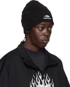 Balenciaga Black 3B Sports Icon Ski Beanie