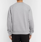 Balmain - Logo-Print Cotton-Jersey Sweatshirt - Men - Gray