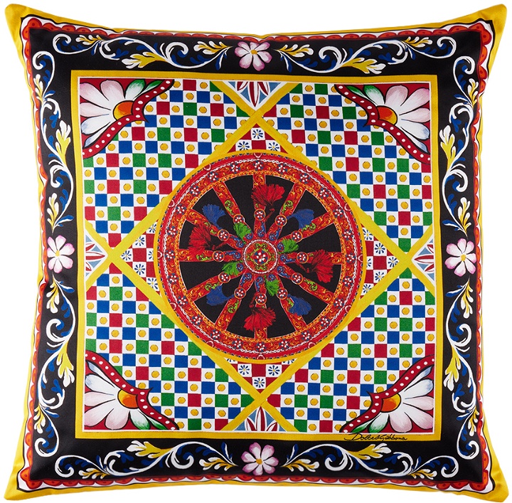 Photo: Dolce & Gabbana Multicolor Small Carretto Cushion