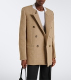 Victoria Beckham Double-breasted wool-blend blazer