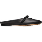 Bottega Veneta Black Rosa Mary-Jane Ballerina Flats