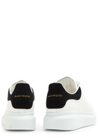Alexander Mcqueen Oversized Leather Sneakers White And Black