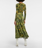 Dries Van Noten - Printed midi skirt