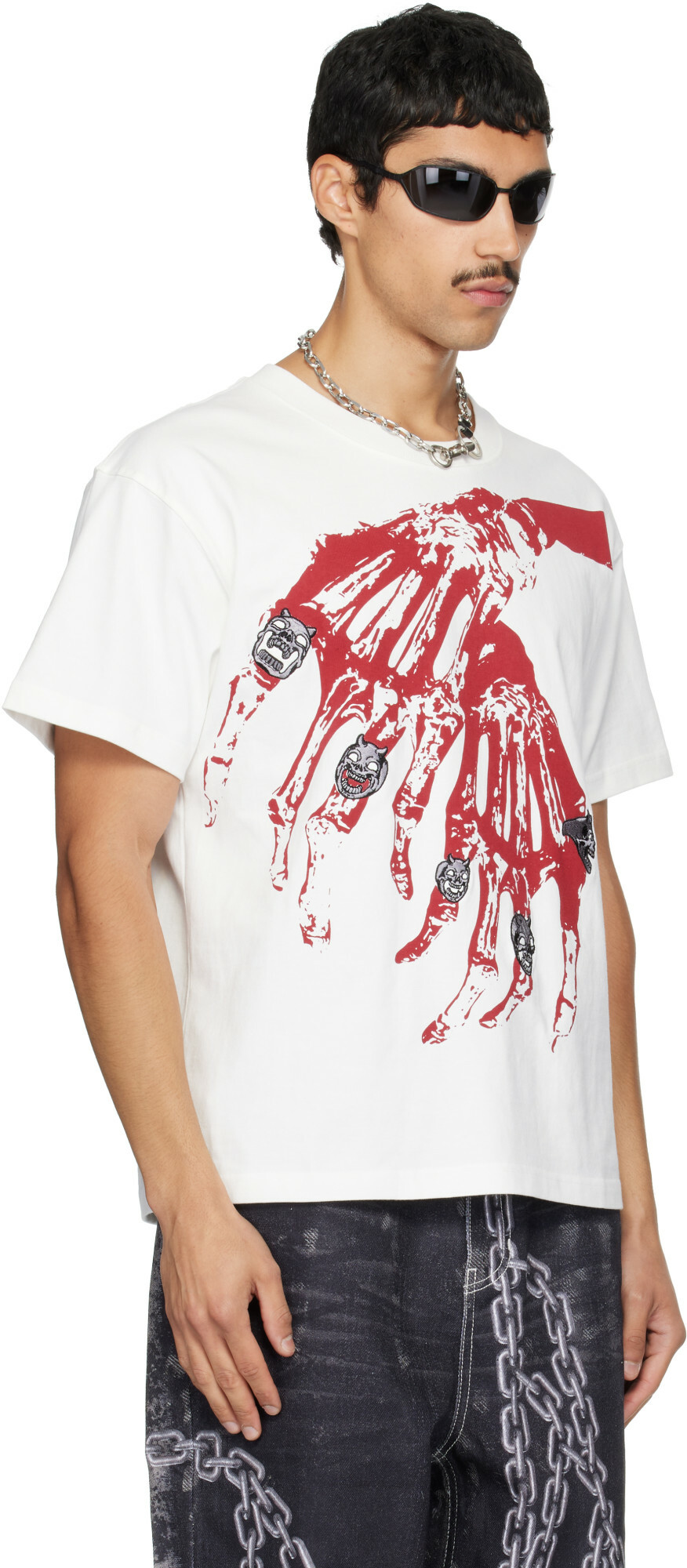 Thug Club White TC Bone Cross T-shirt