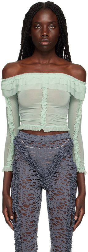 Photo: BARRAGÁN SSENSE Exclusive Green T-Shirt