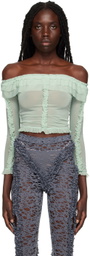 BARRAGÁN SSENSE Exclusive Green T-Shirt