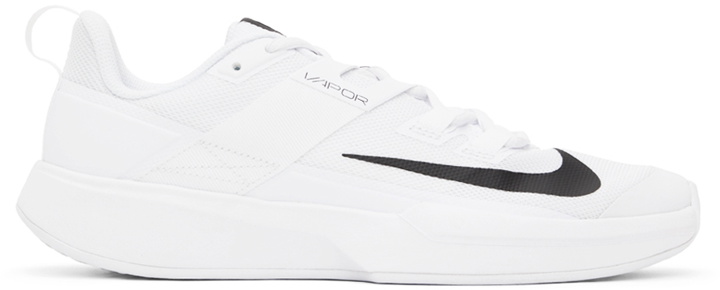 Photo: Nike White & Black NikeCourt Vapor Lite Sneakers