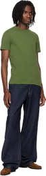 TOM FORD Green Cotton Crewneck T-shirt