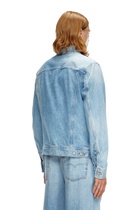 Diesel Regular-fit trucker jacket - Denim Jackets Mens in Blue