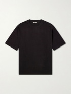 Auralee - Organic Cotton-Jersey T-Shirt - Black