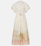 Zimmermann Como linen and silk jumpsuit