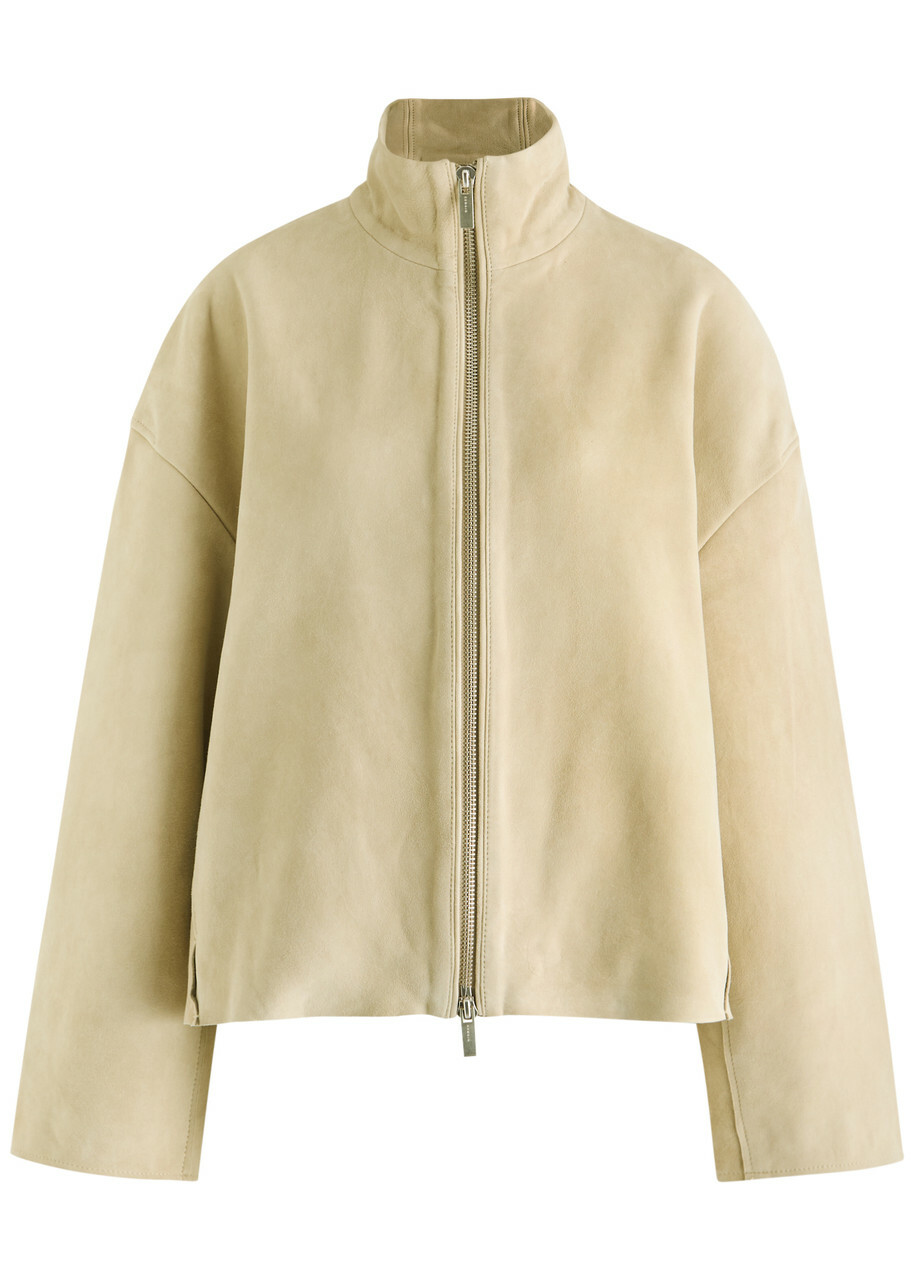 Remain BY Birger Christensen Suede Jacket Beige