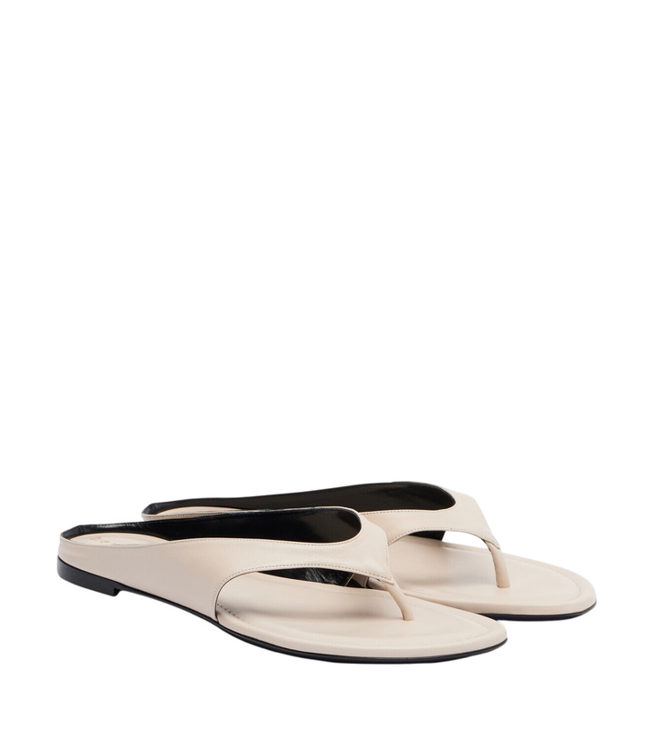 Photo: Herbert Levine Sunkissed leather thong sandals