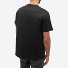 Alexander McQueen Men's Varsity Skull Print T-Shirt in Black/White