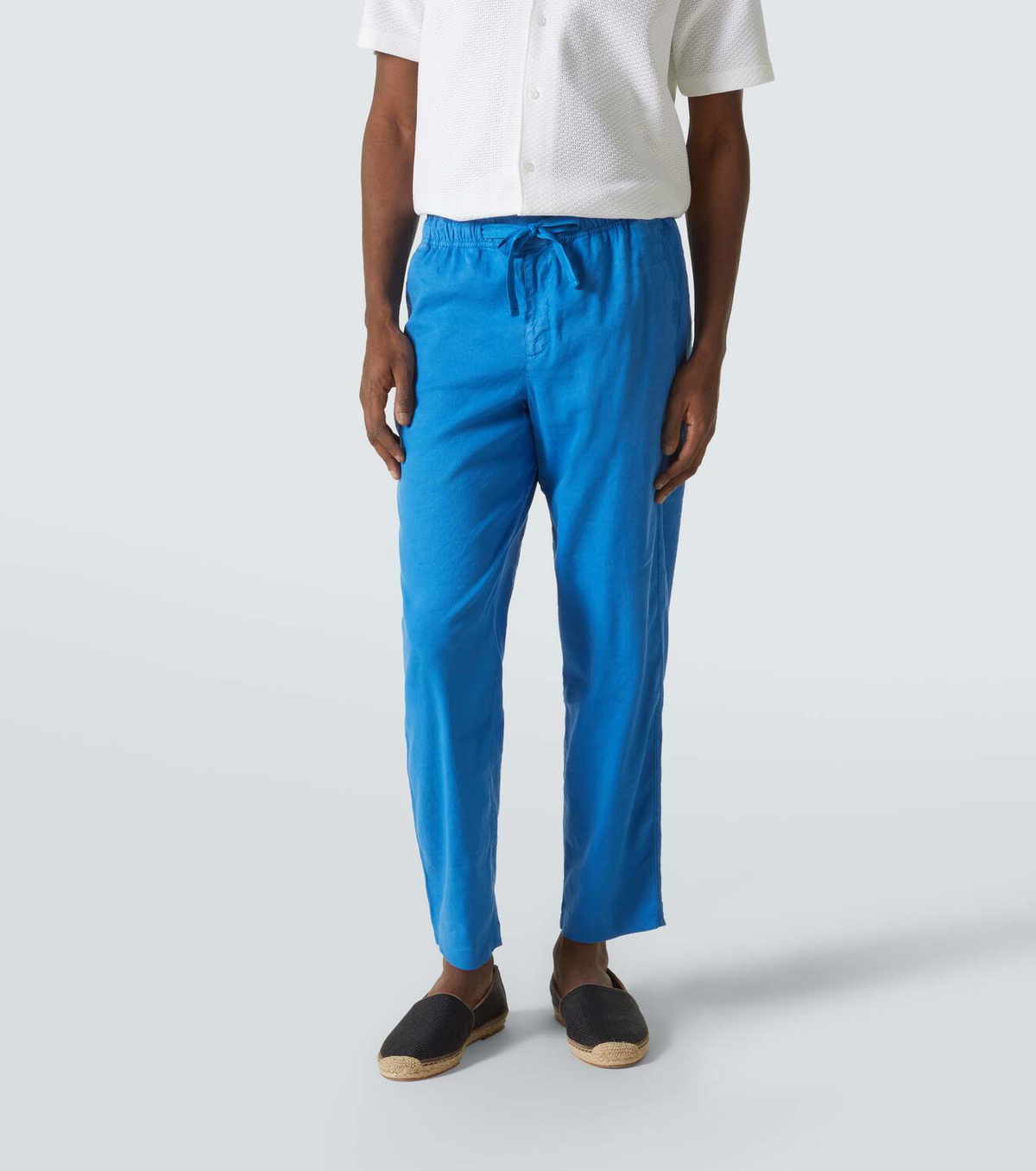 Orlebar Brown Alex linen-blend straight pants