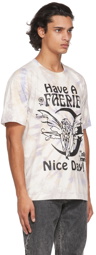 Online Ceramics SSENSE Exclusive Beige 'Have A Faerie Nice Day' T-Shirt