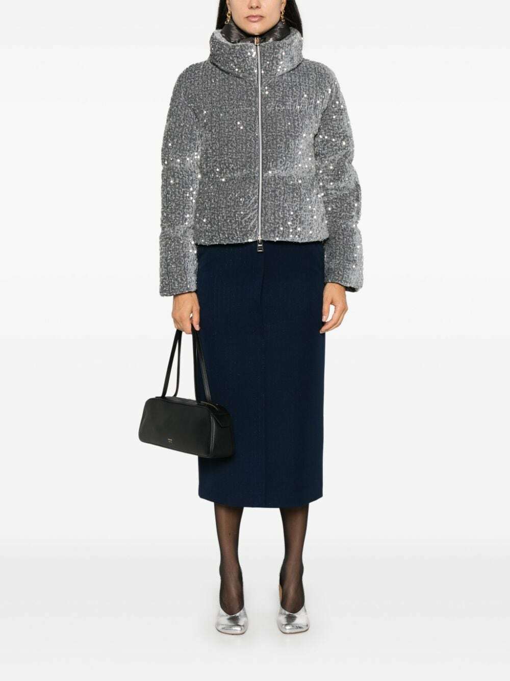 HERNO - Sequined Down Jacket Herno HERNO - Sequined Down Jacket Herno